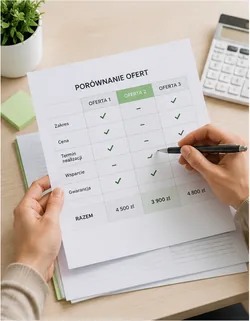 Porównanie ofert na stronę internetową