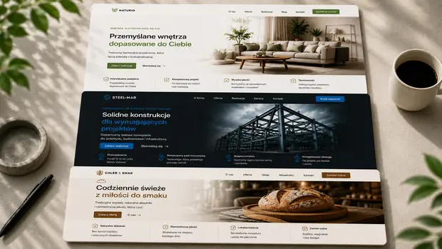 Przykładowe realizacje stron internetowych WebLegend